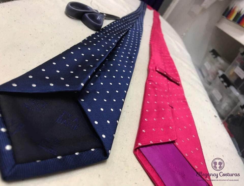 Os estilos de gravatas e a customização em gravata