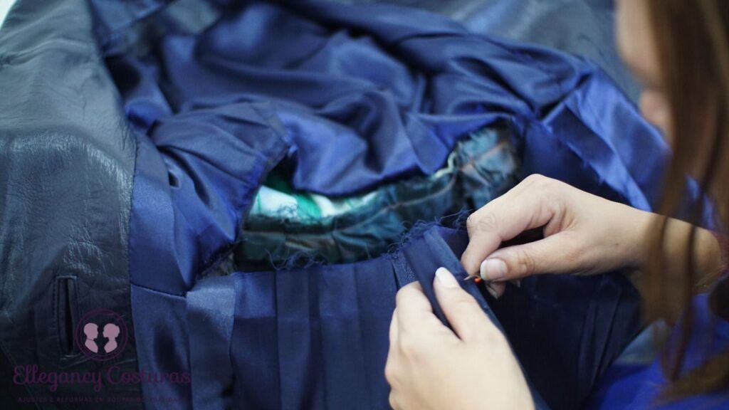 Mudar a cor da  jaqueta de couro e trocar forro