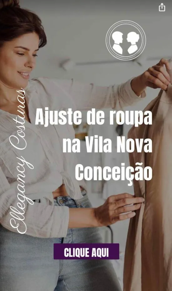 Ajuste de roupa na Vila Nova Conceição