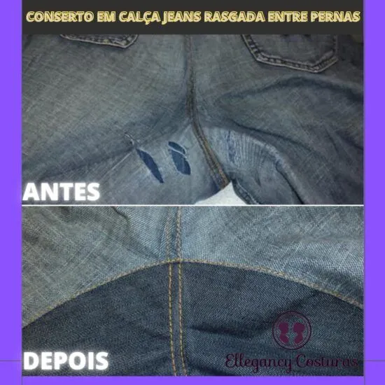 conserto de calca jeans furada entre pernas