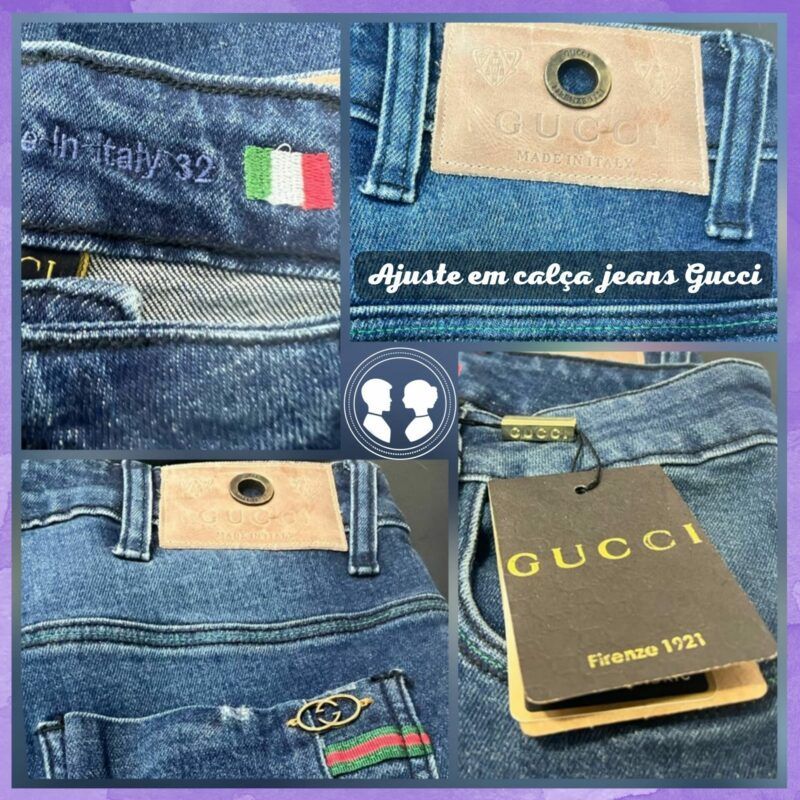 Ajustes em calca jeans Gucci e1667317085112