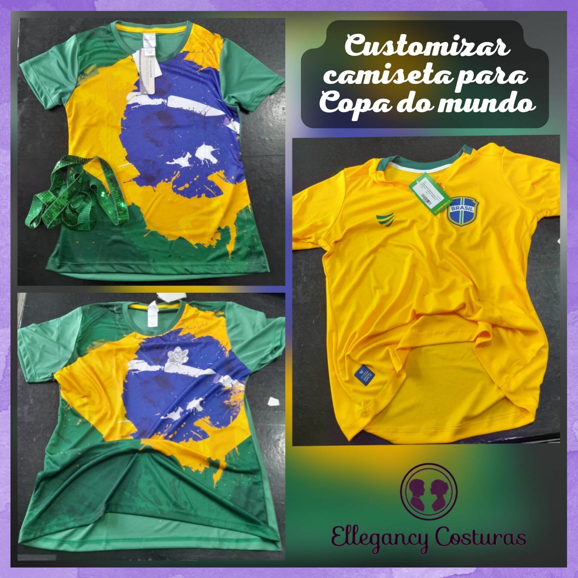 Customizar camiseta para Copa do Mundo 1