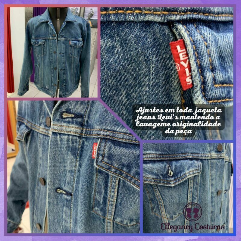 diminuir jaqueta jeans da levis mantendo a oridinalidade da peca e1669050672126