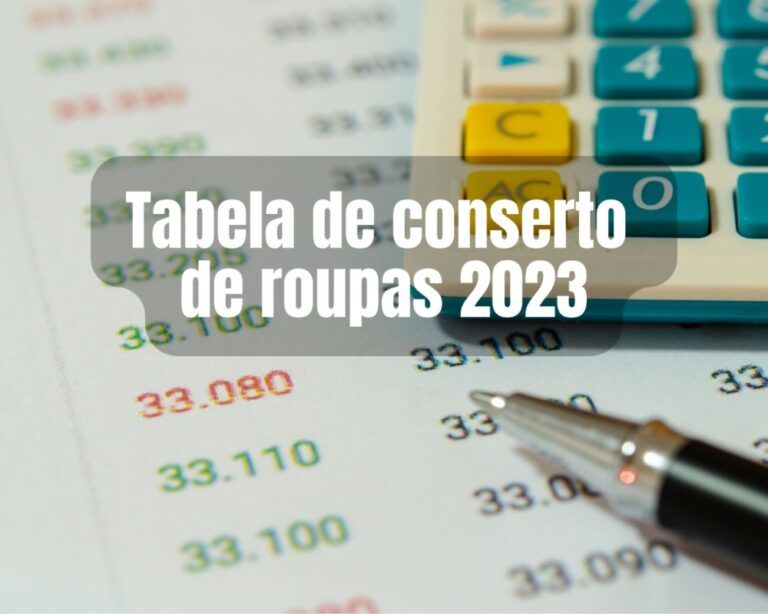 Tabela De Conserto De Roupas 2023 8588