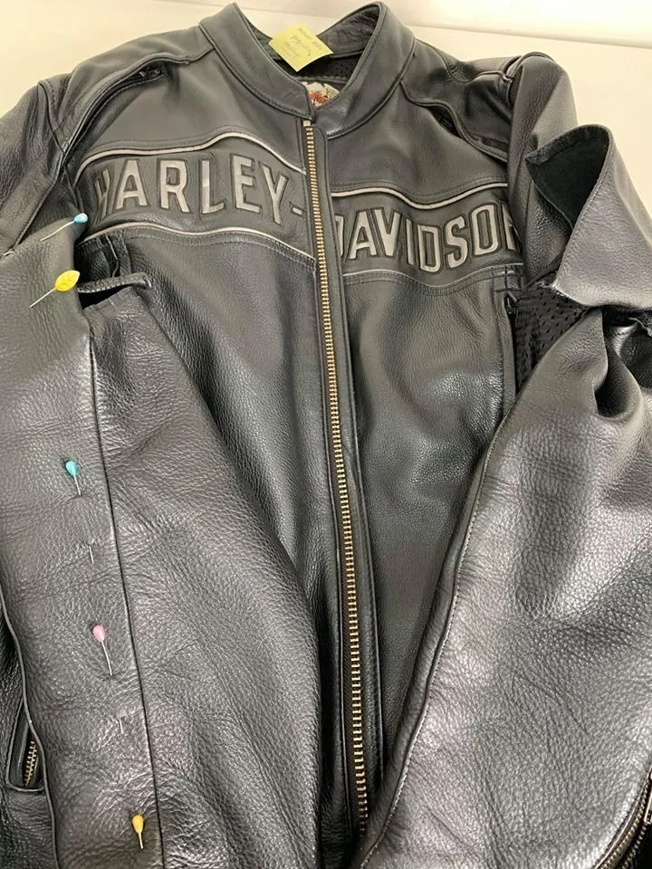 Ajustar o tamanho da jaqueta harley davidson